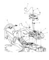 Diagram for 2003 Chrysler PT Cruiser Shift Indicator - XA391Z0AA