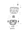 Diagram for 2020 Jeep Cherokee Dome Light - 1WG406X9AJ