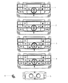 Diagram for 2013 Dodge Durango A/C Switch - 68088603AP