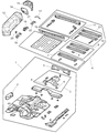 Diagram for 2004 Jeep Wrangler Rear Crossmember - 56052413AB