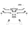 Diagram for 2007 Jeep Wrangler Air Duct - 55056580AA