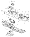 Diagram for 2006 Chrysler Pacifica Ashtray - 1CN56XDVAA