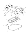 Diagram for Jeep Grand Cherokee Hood - 68040264AI