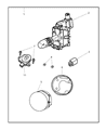 Diagram for 2004 Jeep Grand Cherokee Fog Light - 55156733AB