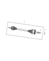 Diagram for 2018 Dodge Challenger Axle Shaft - 53010848AB