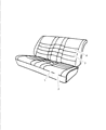 Diagram for 2000 Chrysler Sebring Seat Cover - RM551AZAA