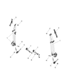 Diagram for 2018 Jeep Cherokee Seat Belt - 68102536AB