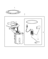 Diagram for Chrysler Pacifica Fuel Tank Lock Ring - 68022576AB