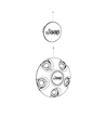 Diagram for 2022 Jeep Gladiator Emblem - 5XN15RXFAA