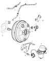 Diagram for Dodge Brake Booster - 68393991AA