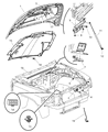 Diagram for Ram Lift Support - 55359726AC