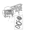 Diagram for 2003 Jeep Liberty Dome Light - 5JG651L2AA