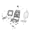 Diagram for 2020 Chrysler 300 Seat Heater - 68104681AA