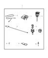 Diagram for 2013 Dodge Avenger Car Key - 68092985AA