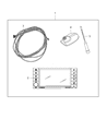 Diagram for 2011 Dodge Durango Antenna - 5064861AC