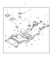 Diagram for 2004 Jeep Wrangler Transmission Mount - 52059422AB