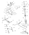 Diagram for 1999 Dodge Avenger Sway Bar Bushing - MR297507