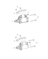 Diagram for Dodge Durango Starter Motor - R4801852AB