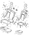 Diagram for 2004 Jeep Liberty Seat Cover - YF761L5AA