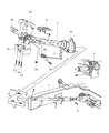 Diagram for 2001 Chrysler Prowler Steering Column Cover - 4815693