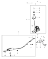 Diagram for Dodge Dart Automatic Transmission Shifter - 5106252AC