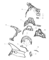 Diagram for Chrysler Wheelhouse - 68205934AE