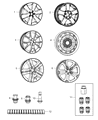 Diagram for Dodge Journey Spare Wheel - 5LN63GSAAB