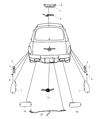 Diagram for 2003 Chrysler PT Cruiser Back Up Light - 5288826AC