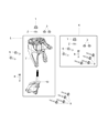 Diagram for Ram ProMaster 3500 Engine Mount Bracket - 4725981AC