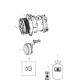 Diagram for 2010 Chrysler Sebring A/C Compressor - R5111541AC