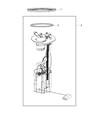 Diagram for Ram ProMaster 1500 Fuel Pump - 68210305AA