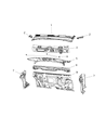 Diagram for Jeep Compass Dash Panels - 68357401AB