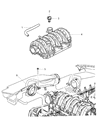 Diagram for Jeep PCV Hose - 4591961AF