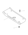 Diagram for Jeep Cherokee Exhaust Heat Shield - 55235811AB