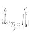 Diagram for 2010 Dodge Journey Seat Belt - 1AN09XDVAE