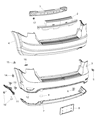 Diagram for 2013 Dodge Journey Bumper - 68034219AH