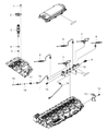 Diagram for Mopar Fuel Injector - 68002012AC