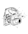 Diagram for Dodge Journey Door Moldings - 1JB04XXXAC