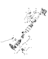 Diagram for 2020 Jeep Wrangler Oxygen Sensor - 68297503AA