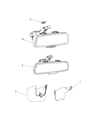 Diagram for 2015 Dodge Challenger Car Mirror - 68275506AA