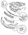 Diagram for 2002 Chrysler PT Cruiser License Plate - 5288793AB