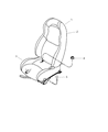 Diagram for 2003 Dodge Viper Seat Cover - XD031X9AA