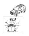 Diagram for 2004 Jeep Liberty Fog Light - 5083896AC