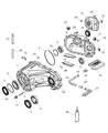 Diagram for Dodge Nitro Automatic Transmission Output Shaft Seal - 5143733AA