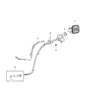 Diagram for Dodge Durango Fuel Filler Neck - 68250923AB