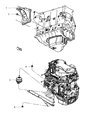 Diagram for Dodge Nitro Engine Mount Bracket - 52125121AF