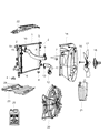 Diagram for Ram 2500 Fan Blade - 55056947AA