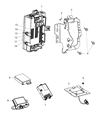 Diagram for Dodge Dart Body Control Module - 68199630AC