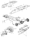 Diagram for Dodge Ram 4500 Parking Brake Cable - 52013835AC