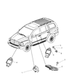 Diagram for 2009 Dodge Durango Clock Spring - 5082062AJ